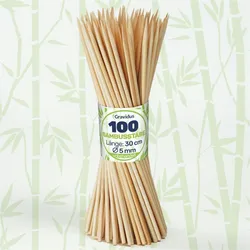 Bambus Splittstäbe 30 cm – Pflanzstäbe Rankhilfe für Garten & Topf