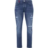 2Y PREMIUM MATEO DESTROYED SLIM FIT JEANS - Blau - 36