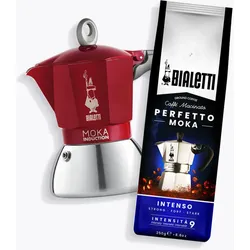 Bialetti Induktion 4 Tassen + Bialetti Kaffee