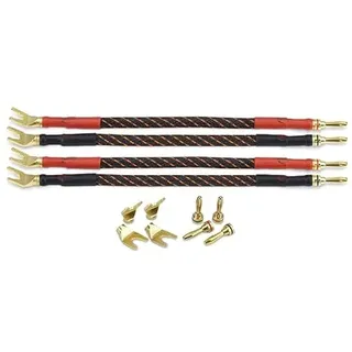dynavox - sintron distribution gmbh Dynavox Bi-Wire Kabelbrücken 4er-Set