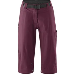 GONSO Damen Radhose 3/4 Ruth 3/4, prune, 36