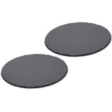 Emilja Schieferplatten rund Ø 25cm - 2er Set