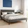 home collective Polsterbett 160 x 200 cm Grau