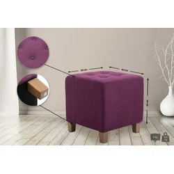 CLP Sitzhocker Pharao lila