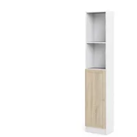 VCM Base Regal 1 Ablage und 1 Tür weiss,