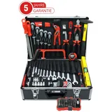 FAMEX Alu Werkzeugkoffer 164-tlg. grau
