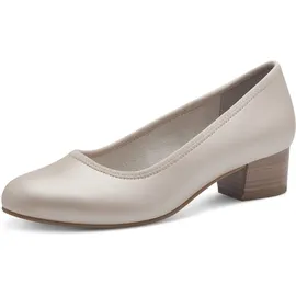 Jana Pumps mit Blockabsatz Vegan, Weiß (Pearlized), 37 EU