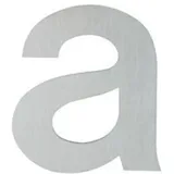 HOPPE OA-Hausnummer E610-621 Buchstabe a Edelstahl matt
