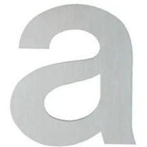 HOPPE OA-Hausnummer E610-621 Buchstabe a Edelstahl matt