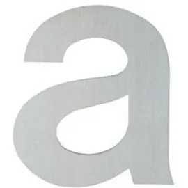 HOPPE OA-Hausnummer E610-621 Buchstabe a Edelstahl matt