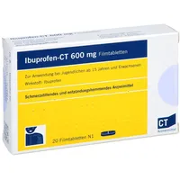 Ibuprofen-ct 600 mg Filmtabletten 20 St