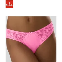 PETITE FLEUR PETITE FLEUR, Slip in pink+schwarz+weiß | Gr.: