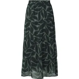 STREET ONE Maxirock Damen Floral Grün 38