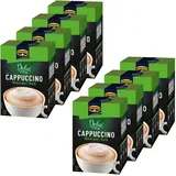 Krüger Dolce Vita Cappuccino weniger süß, Getränkepulver mit löslichem Bohnenkaffee, Cappuccino zum anrühren, 8x 150 g (10 x 15 g Sachets)