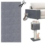 Selbstklebende Kratzschutzmatte für Sofa & Wand, 40x400 cm kratzschutz Sofa Katze - Trimmbarer Schutz gegen Katzenkratzer Couch Schutz von DIY Krallen Katzenteppich