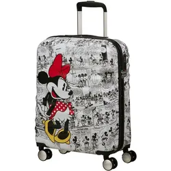 American Tourister by Samsonite WAVEBREAKER DISNEY COMICS Spin. 55/20 TSA FL minnie comics white