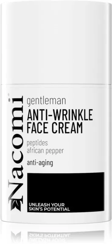 Nacomi Gentleman Anti-Falten Creme für Herren 50 ml