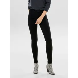 Only Royal High Waist Skinny Jeans in Schwarz-M-L32