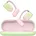 Openfree JR-OE2 TWS kabellose Kopfhörer Pink