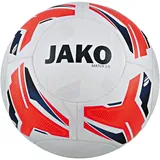 Jako Fußbälle Trainingsball Match 2.0, Weiß/flame/Navy, 5, 2329