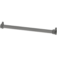 Ikea KOMPLEMENT Kleiderstange, 50 cm, Stahl, dunkelgrau - 2 Stück