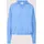 Madeleine Langarmbluse Wickel-Look Blau 44