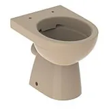 GEBERIT Renova Stand-WC Tiefspüler, Abgang horizontal, teilgeschlossene Form, Rimfree bahamabeige
