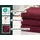 ZOLLNER Handtuchset 70 x 140 cm rot 3 St.