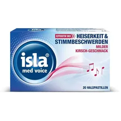 isla med voice Halspastillen bei Heiserkeit und Stimmbeschwerden Pastillen 20 St 20 St Pastillen