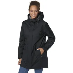 Funktionsjacke POLARINO, Damen, Gr. 44, schwarz, Obermaterial: 100% Polyester. Futter: 100% Polyester. Kapuzenfutter: 100% Polyester. Wattierung: 100% Polyester, sportlich, Jacken, Atmungsaktiv, winddicht, wasserdicht. Wassersäule 8000mm