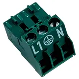 WOLF-Garten Wolf Stecker 3-polig RAST 5 274741899 in MOOSGRÜN L/PE/N