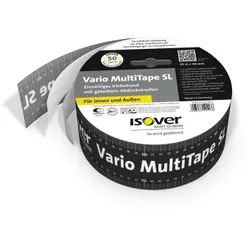 Isover Vario Multitape SL 25 m x 60 mm Klebeband mit geteiltem Abdeckstreifen für Dampfsperrfolien