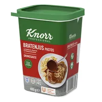 KNORR Bratenjus pastös (vielseitig anwendbar als klarer Bratensaft, Bratensoße und braune Soße) | 400g (1er pack)