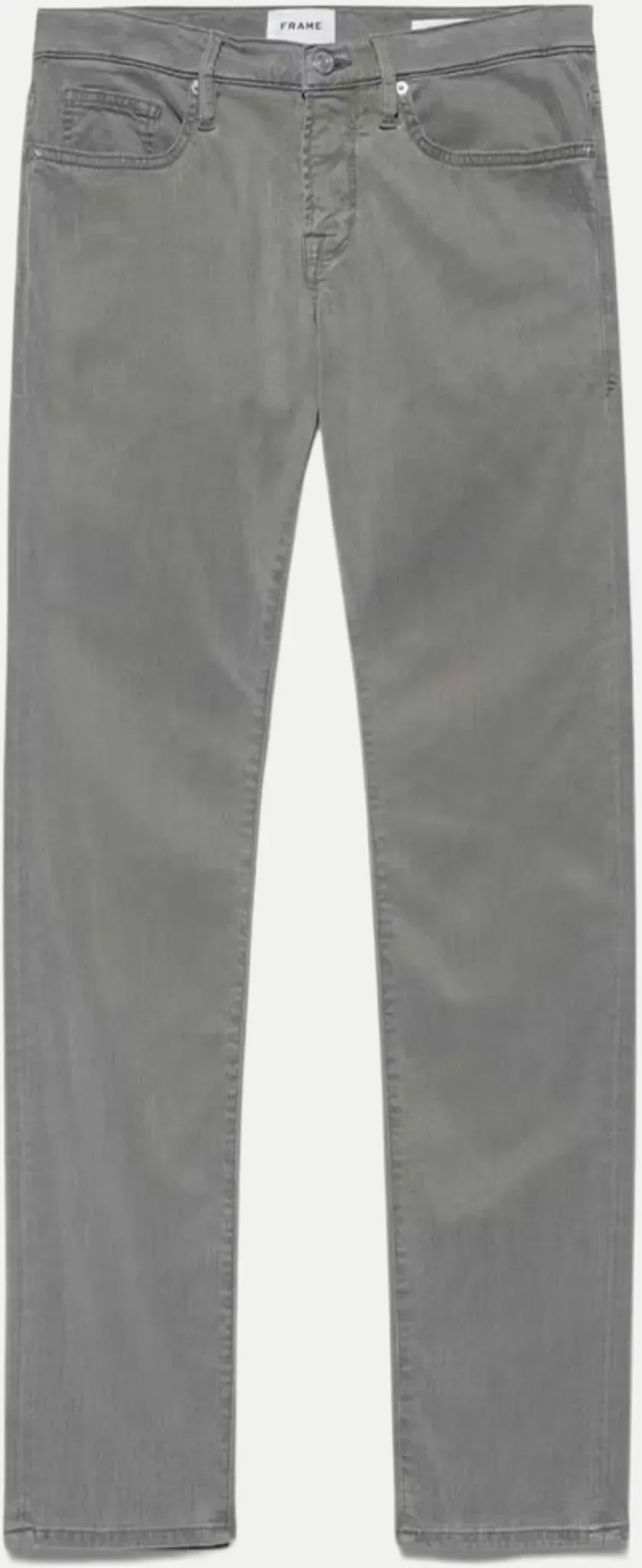 Slim-Fit Jeans L`Homme Twill Grau 32