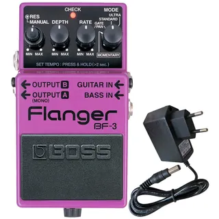 Boss BF-3 Flanger + keepdrum Netzteil 9V
