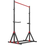 Marbo Sport Marbo - Klimmzugstange Freistehend - Kraftstation für Zuhause - Power Tower mit Klimmzugstange, Dip Station und Liegestützgriffen - 5 Stufen Höhenverstellbar, 200 kg belastbar - MH-D203