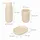Relaxdays Zahnputzbecher Beige