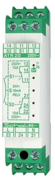 Schalk Trennrelais ATR 2D 230V AC 24V DC PELV