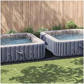 vidaXL Rechteckige Poolabdeckung schwarz 820 x 420 cm