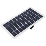 USB-Solarpanel, hocheffizientes 5W Ladegerät Silizium für Camping, Wandern, Outdoor, Notfälle, Laptop, Handy, Radio