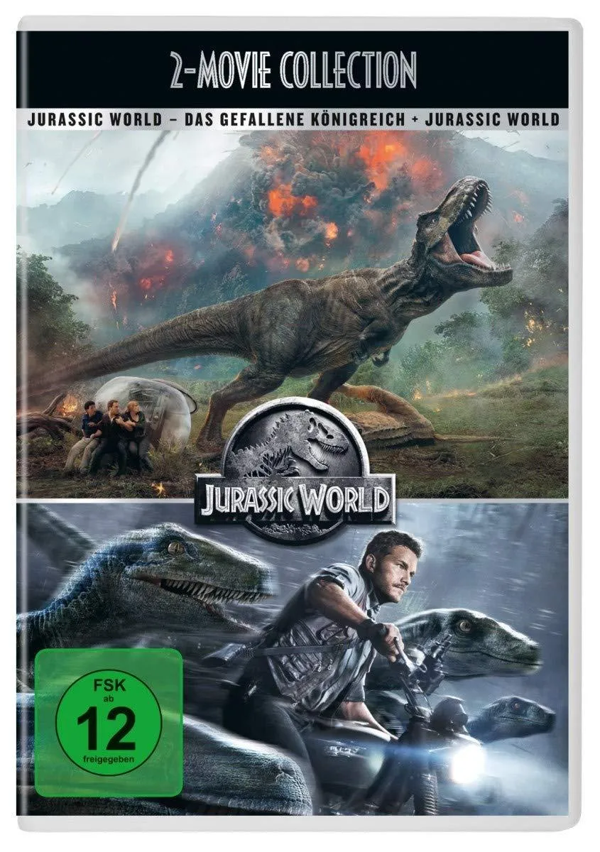 Jurassic World / Jurassic World - Das Gefallene Königreich (DVD)