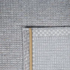 Paco Home - In- Outdoor Teppich Balkon Küchenteppich Modernes Bordüren Design beige, Grau 80x150 Cm