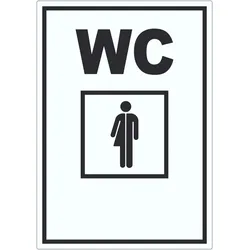 WC Transgender Aufkleber A4 (210x297mm)
