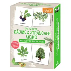 Moses Das große Bäume & Sträucher Memo - Wer findet die meisten Paare?