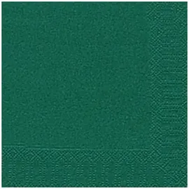 Duni Servietten uni Darkgreen 33x33cm 3lagig 20 Stück