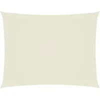 vidaXL Sonnensegel Oxford-Gewebe Rechteckig 5x7 m Creme