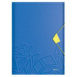 Leitz Urban Chic A4 Format, Gummibandverschluss, Kunststoff, Blau,
