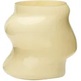 Hübsch Lote Vase, 20 cm, sandfarben
