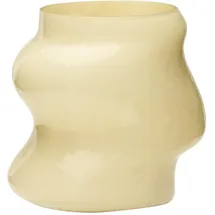 Hübsch Lote Vase, 20 cm, sandfarben