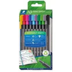 STAEDTLER Finelineretui 10ST Triplus sortiert 334 RC10